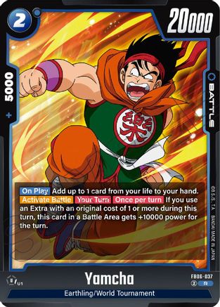 Image of Yamcha (FB06-037) - Rivals Clash Holofoil