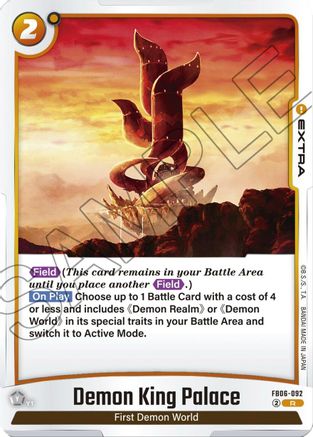 Image of Demon King Palace (FB06-092) - Rivals Clash Holofoil