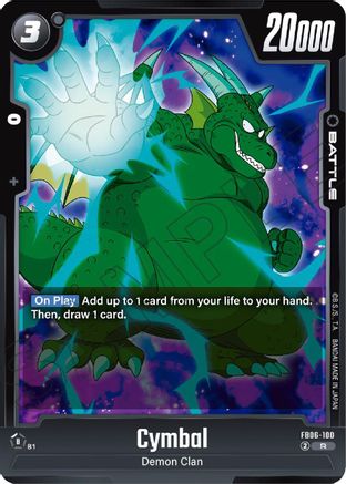 Image of Cymbal - FB06-100 (FB06-100) - Rivals Clash Holofoil