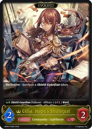 Image of Celia, Hope's Strategist // Celia, Despair's Messenger (BP09-019EN) - BP09 Duet of Dawn and Dusk