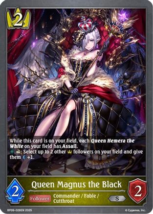 Image of Queen Magnus the Black (BP09-028EN) - BP09 Duet of Dawn and Dusk