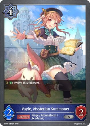 Image of Vayle, Mysterian Summoner (BP09-051EN) - BP09 Duet of Dawn and Dusk