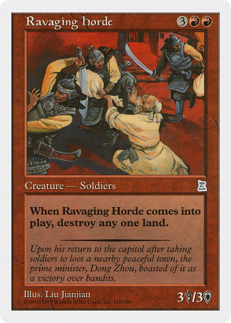 Image of Ravaging Horde (PTK-118) - Portal Three Kingdoms