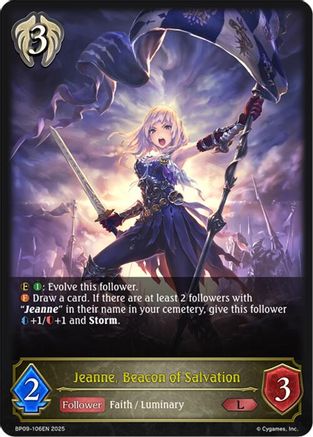 Image of Jeanne, Beacon of Salvation (BP09-106EN) - BP09 Duet of Dawn and Dusk