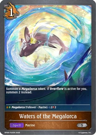 Image of Waters of the Megalorca - P33EN (Foil) (BP09-P33EN) - BP09 Duet of Dawn and Dusk