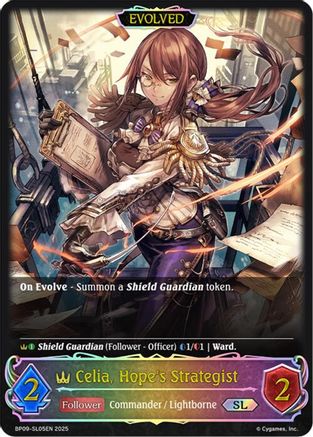 Image of Celia, Hope's Strategist //Celia, Despair's Messenger (SL) (BP09-SL05EN) - BP09 Duet of Dawn and Dusk