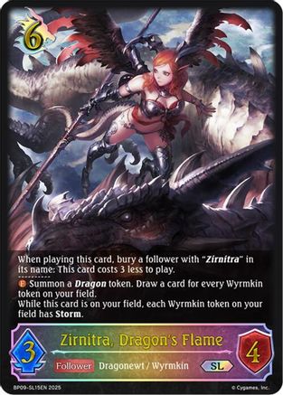 Image of Zirnitra, Dragon's Flame (SL) (BP09-SL15EN) - BP09 Duet of Dawn and Dusk