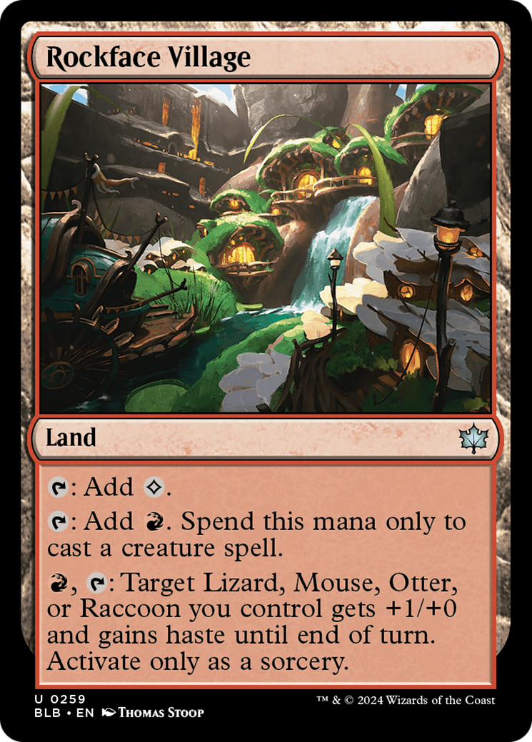 Image of Rockface Village (BLB-259) - Bloomburrow