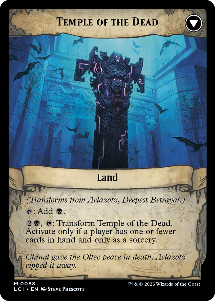 Image of Aclazotz, Deepest Betrayal (LCI-088) - The Lost Caverns of Ixalan Foil