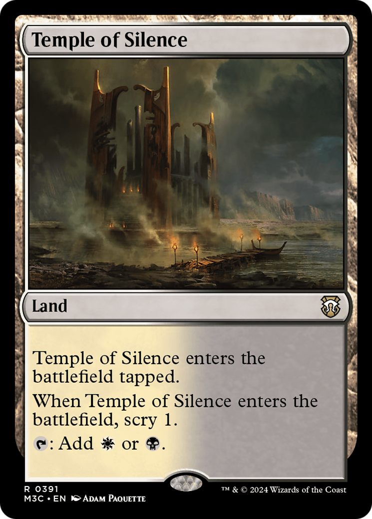 Image of Temple of Silence (M3C-391) - Modern Horizons 3 Commander