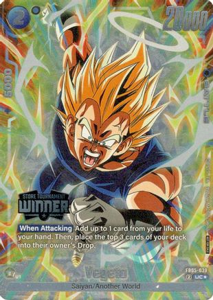 Image of Vegeta (Tournament Pack -Winner- 06) (FB05-039) - Tournament and Championship Promos Holofoil