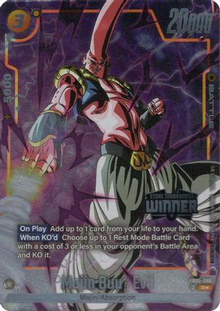 Image of Majin Buu : Evil (Tournament Pack -Winner- 06) (FB05-086) - Tournament and Championship Promos Holofoil