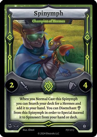 Image of Spinymph - Champion of Hermes (FST-012) - Divine Champions Firestorm