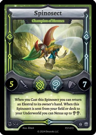 Image of Spinosect - Champion of Hermes (FST-013) - Divine Champions Firestorm
