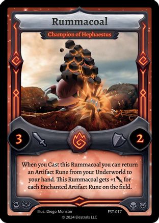 Image of Rummacoal - Champion of Hephaestus (FST-017) - Divine Champions Firestorm