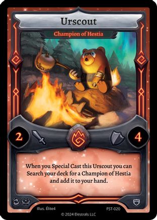 Image of Urscout - Champion of Hestia (FST-020) - Divine Champions Firestorm