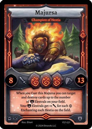 Image of Majursa - Champion of Hestia (FST-021) - Divine Champions Firestorm