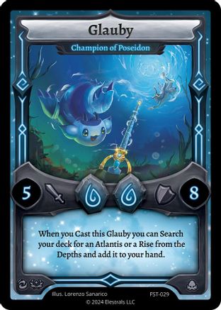 Image of Glauby - Champion of Poseidon (FST-029) - Divine Champions Firestorm
