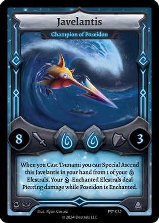 Image of Javelantis - Champion of Poseidon (FST-032) - Divine Champions Firestorm