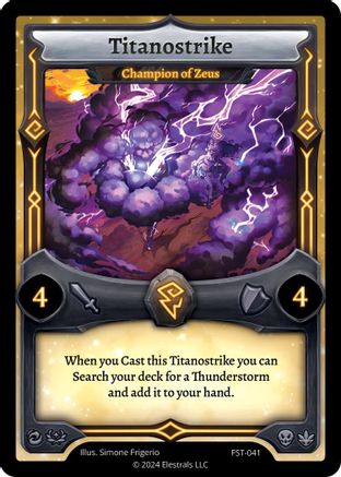 Image of Titanostrike - Champion of Zeus (FST-041) - Divine Champions Firestorm