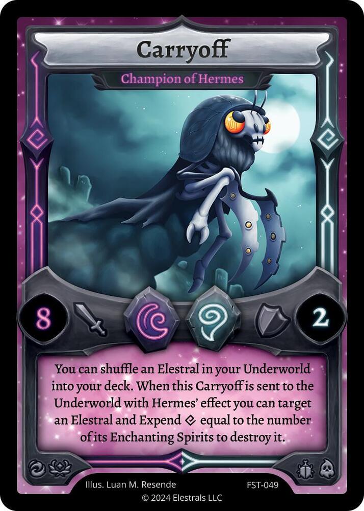 Image of Carryoff - Champion of Hermes - Divine Champions: Firestorm FST-049
