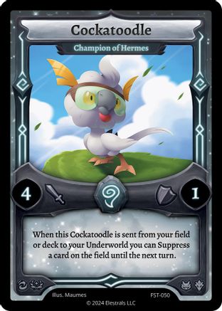 Image of Cockatoodle - Champion of Hermes (FST-050) - Divine Champions Firestorm
