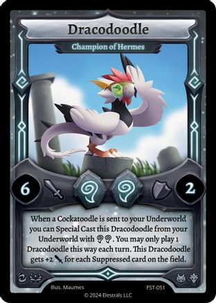 Image of Dracodoodle - Champion of Hermes (FST-051) - Divine Champions Firestorm