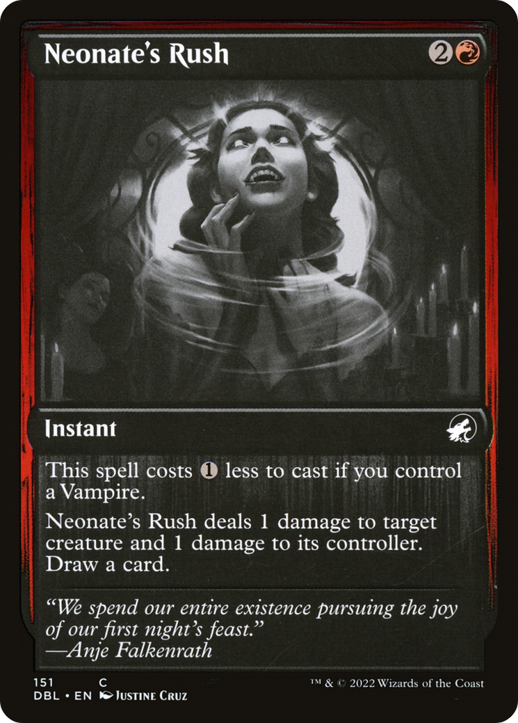 Image of Neonate's Rush (DBL-151) - Innistrad: Double Feature