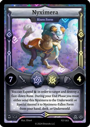 Image of Nyximera - Risen Form (FST-063) - Divine Champions Firestorm Holo