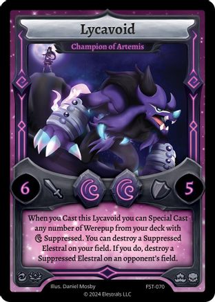 Image of Lycavoid - Champion of Artemis (FST-070) - Divine Champions Firestorm