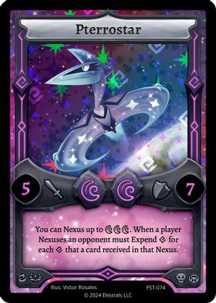 Image of Pterrostar (FST-074) - Divine Champions Firestorm Holo