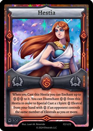 Image of Hestia (FST-075) - Divine Champions Firestorm Holo