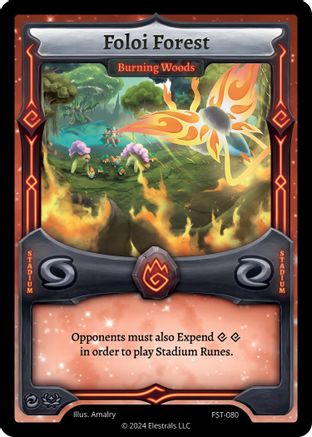 Image of Foloi Forest - Burning Woods (FST-080) - Divine Champions Firestorm