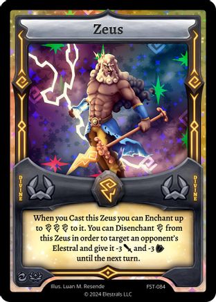 Image of Zeus (FST-084) - Divine Champions Firestorm Holo