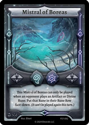Image of Mistral of Boreas (FST-092) - Divine Champions Firestorm