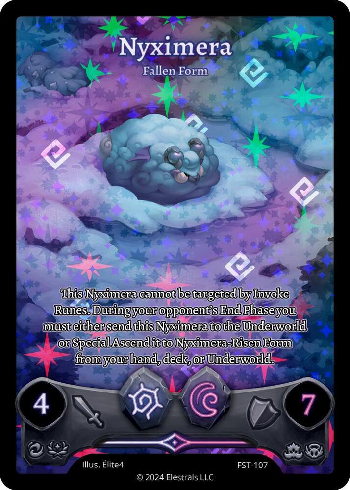Image of Nyximera - Fallen Form (Full Art) - Divine Champions: Firestorm (FST)