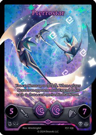 Image of Pterrostar (Full Art) (FST-108) - Divine Champions Firestorm Holo