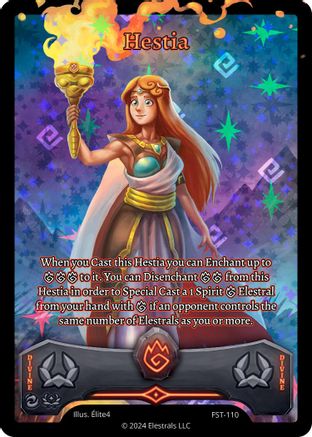 Image of Hestia (Full Art) (FST-110) - Divine Champions Firestorm Holo