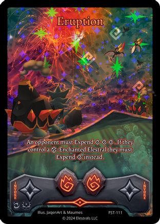Image of Eruption (Full Art) (FST-111) - Divine Champions Firestorm Holo