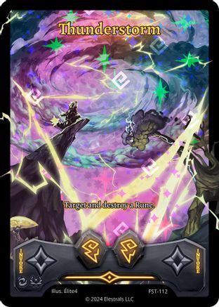 Image of Thunderstorm (Full Art) (FST-112) - Divine Champions Firestorm Holo