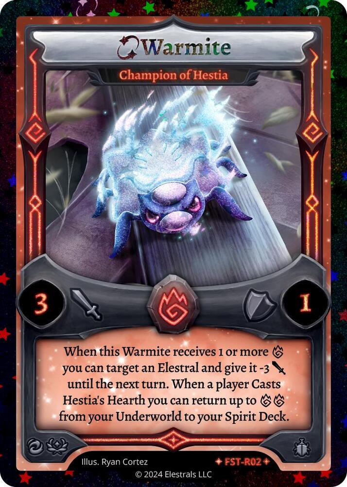 Image of Warmite - Champion of Hestia (Stellar) - Divine Champions: Firestorm (FST)