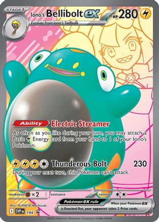 Image of Iono's Bellibolt ex 194  - Holofoil SV Scarlet & Violet Promo Cards - Promo