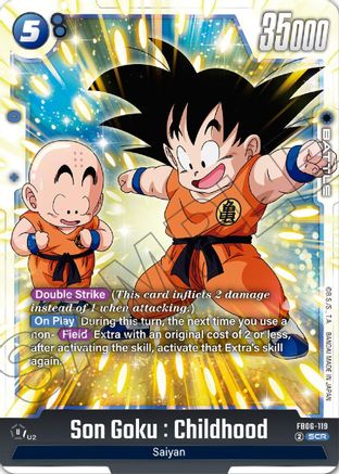 Image of Son Goku : Childhood - FB06-119 (FB06-119) - Rivals Clash Holofoil