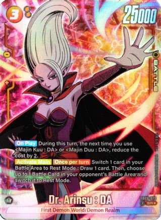 Image of Dr. Arinsu : DA - FB06-072 (Alternate Art) (FB06-072) - Rivals Clash Holofoil