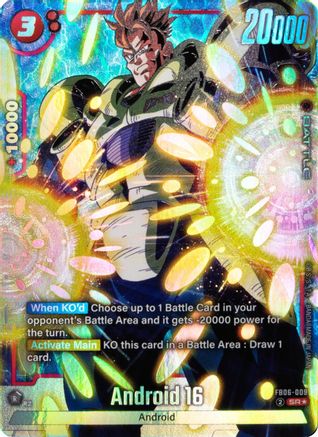 Image of Android 16 - FB06-009 (Alternate Art) (FB06-009) - Rivals Clash Holofoil