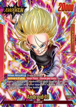 Image of Android 18 (Alternate Art) (FB06-001) - Rivals Clash Holofoil