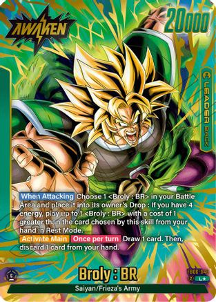 Image of Broly : BR - FB06-048 (Alternate Art) (FB06-048) - Rivals Clash Holofoil