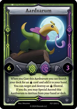 Image of Aardvarum (FST-SD012) - Divine Champions Firestorm Starter Decks