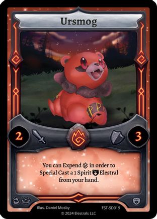 Image of Ursmog (FST-SD019) - Divine Champions Firestorm Starter Decks