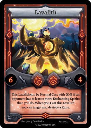 Image of Lavalith (FST-SD021) - Divine Champions Firestorm Starter Decks